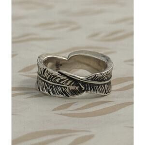James Avery Retired Sterling Silver Birds of A Feather Ring Size 8.5